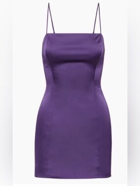Sunday Best
Shimmer Satin Dress Supernova Purple. Size 8. New with tags!